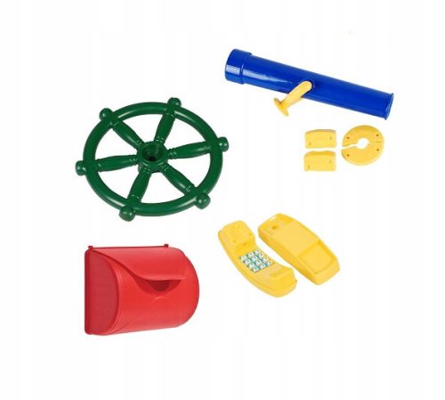 SET 4in1 accessories for the playground telescopic steering