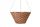  Dixiestore flowerpot, 31 cm x 31 x 16 cm, diameter 31 cm, plastic in brown and beige tones