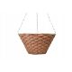  Dixiestore flowerpot, 31 cm x 31 x 16 cm, diameter 31 cm, plastic in brown and beige tones