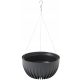  Flowerpot Lamela 29.8 cm x 29.8 x 15.6 cm Diameter 30 cm Plastic black, graphite