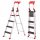 Higher ladder 3.05 m aluminum 1 x 4 up to 150 kg