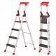 Higher ladder 3.05 m aluminum 1 x 4 up to 150 kg