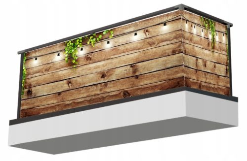  Couverture de balcon, décoration de protection pour planches de bois