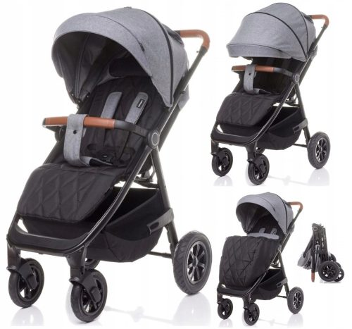  4baby Stinger Air Grey Stroller, grey