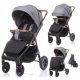  4baby Stinger Air Grey Stroller, grey