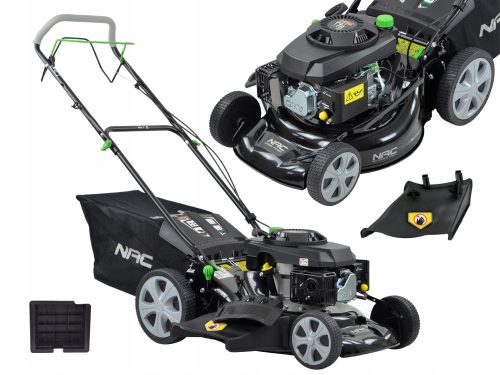  Petrol lawn mower with NAC basket, 146 cm³ capacity. Basket 60 l, cutting width 51 cm