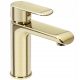 Rea Bloom Floor-Standing Washbasin Mixer Tap, Gold
