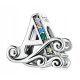  Charms LETTER A PAVE ORNAMENT s925