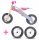  Wooden balance bike with inflatable wheels 10 and 12