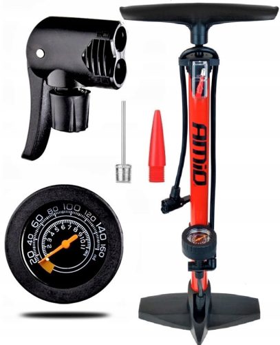 Hand pump AM O01-46 orange and red