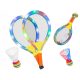 LED tennis rackets + shuttlecocks