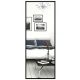 Bathroom mirror wall mirror Galakor, rectangular, metal frame, 500 x 1400 mm