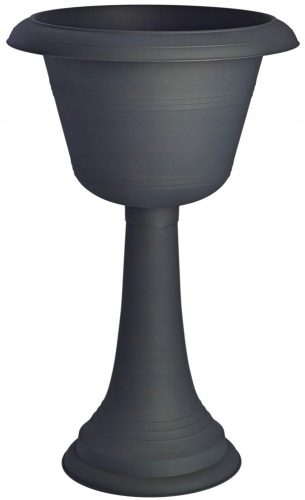  Form-Plastic flowerpot 58 cm x 37 x 58 cm diameter 37 cm plastic black