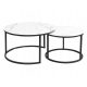  Signal ATLANTA round bench 80 x 80 x 45 cm white