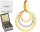  GOLD PENDANT RING WITH 585 ZIRCONS ENGRAVING