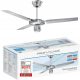 Fans for home Profi-Care PROFICARE ceiling fan silver/grey