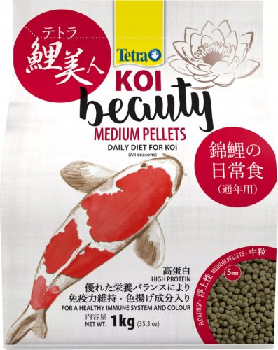  Tetra Koi Beauty Medium Fish Food 4 l