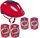  Casque de vélo rouge Spider-Man Seven 9057 + ensembles de protections Marvel 9063 universels