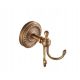 Retro towel holder made of brass DANAE