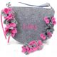  Children's bag Tomasz Siekański shades of pink, grey and silver