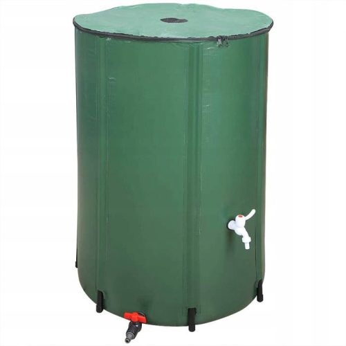 Rainwater collection tank - Rainwater tank 380 l 100 x 70 cm green