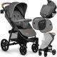  Lionelo Annet Plus Stone Caramel stroller + sun shade for car windows. 2 Lionelo parasols