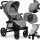  Lionelo Annet Plus concrete stroller + sunshade for car windows. 2 Lionelo parasols