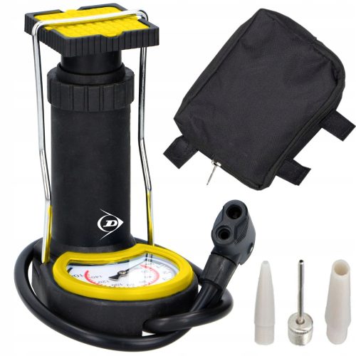  Dunlop Mini Foot Pump Black