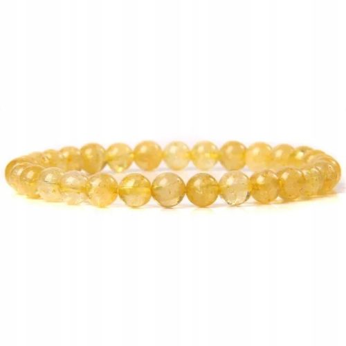  Bracelet Natural Stone Citrine Balls 6mm