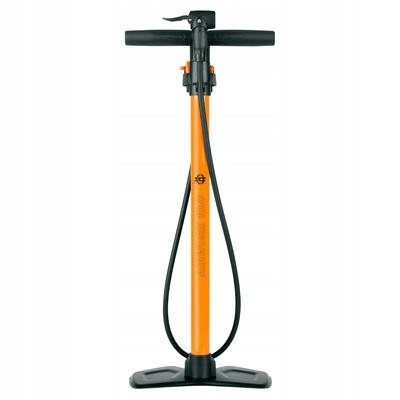  SKS Airworx 10.0 Floor Pump Orange and Red