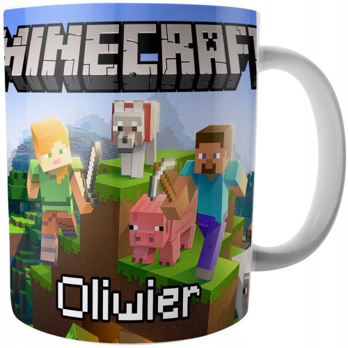 Mugs Your Imprint Minecraft Mug Ceramic 330 ml