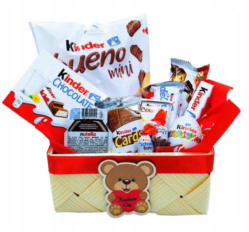  Gift Basket Set of KINDER Sweets Gift Box Birthday Name Day