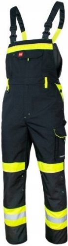 ART.MAS long work trousers CLASSIC VIS reflective dungarees, size 46