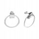  Fashionable Silver earrings smooth round stud 925