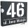 Printima house number 30 x 40 cm anthracite