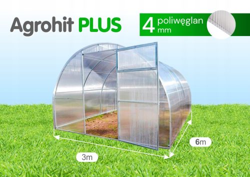 Greenhouse Agro-Star Greenhouse 6 x 3 mx 200 cm