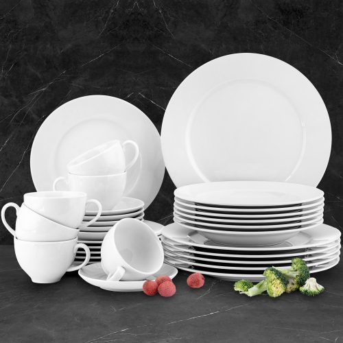 Dinner service Konsimo MUSCARI table and coffee service, 30 pcs.