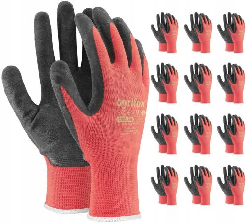 Gants Ogrifox Gants de travail enduits OGRIFOX OX-LATEKS taille 7 - S 12 paires