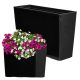  Kadax flowerpot 56 cm x 19 x 36 cm, black plastic