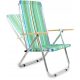  E-Sezon deck chair, multi-colored aluminum deck chair with two positions