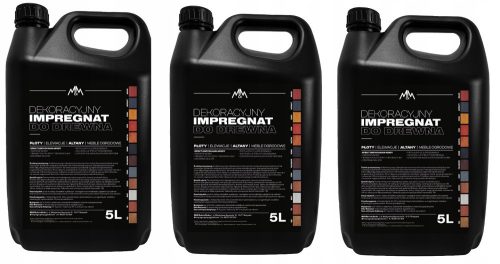 Wood paint 15L impregnate with waxes in 12 colors