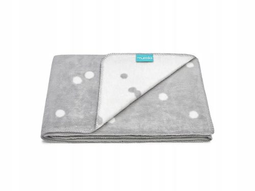 SOFT BLANKET PLUG SLEEVE FOR A Mumla Blanket, Cotton, 150 cm x 200 cm, White, Shades of Grey