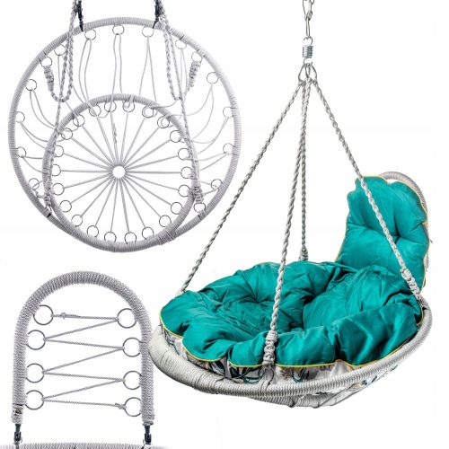 Garden, terrace and balcony swings Hanging garden swing MatMay 90 x 90 cm