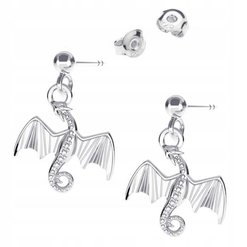  SILVER DRAGON EARRINGS DRAGONS silver 925