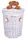  Gockowiak toy basket 40 l 36 x 43 x 34 cm white