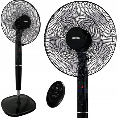 Fans for home EBERG Ron floor fan black