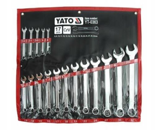  YATO combination wrench set 17 pcs. 8 - 32 mm YT-0363