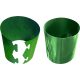  Flowerpot oslonki.net.pl 18 cm x 18 x 18 cm diameter 20 cm plastic in green tones