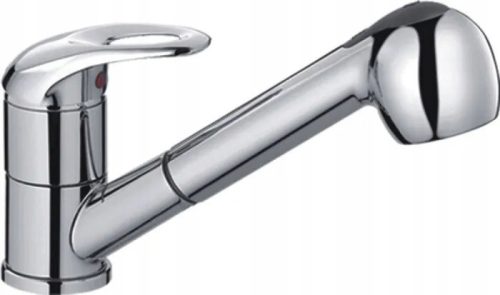 Freestanding Kitchen Faucet WHOLESALE FAUCETS PULL-OUT SPOUT 2a STREAMS Silver