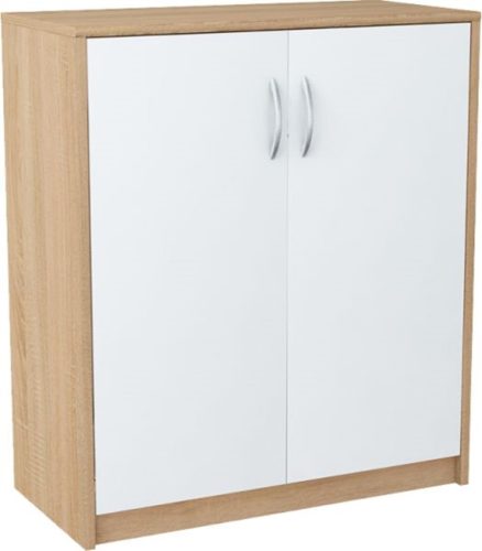  Matkam K2DBIAŁYSONOMAMATKAM Chest of drawers 74.01 x 35 x 85 cm white, Sonoma oak matt